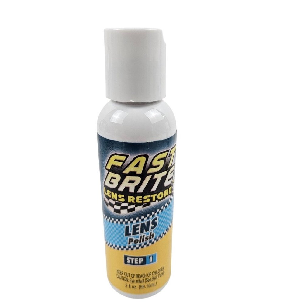 Fast Brite Auto Headlight Restorer Kit Lens Removes Oxidation Polishes Seals - Picture 11 of 12